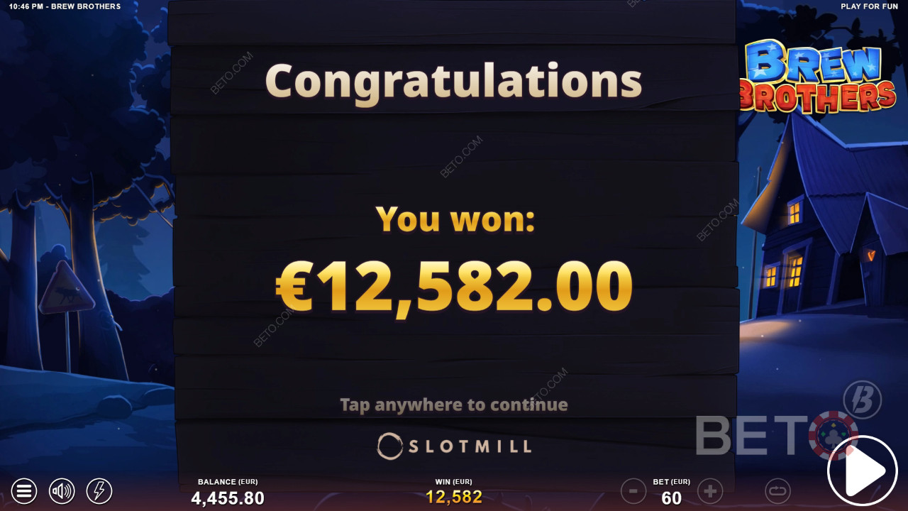 Võida 12,000x Sinu panus Brew Brothers Online Slot