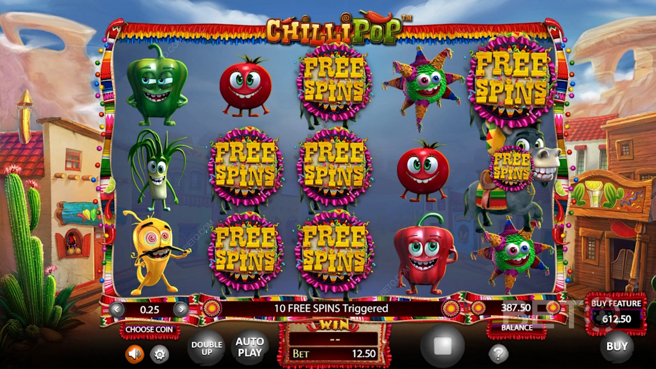 Chilli Pop - Mitteprogressiivne slotimäng, mille jackpot on 110,000!