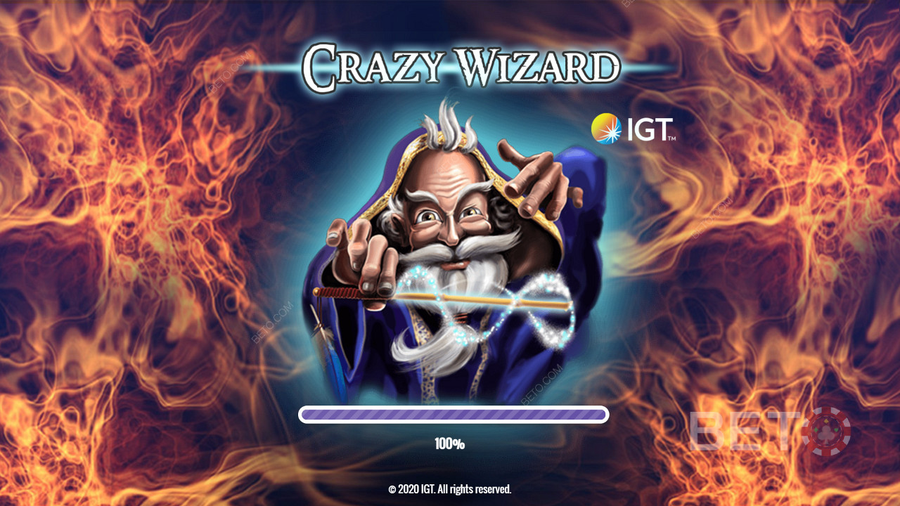 Astu sisse võlurite ja maagide maailma - Crazy Wizard pilu alates IGT