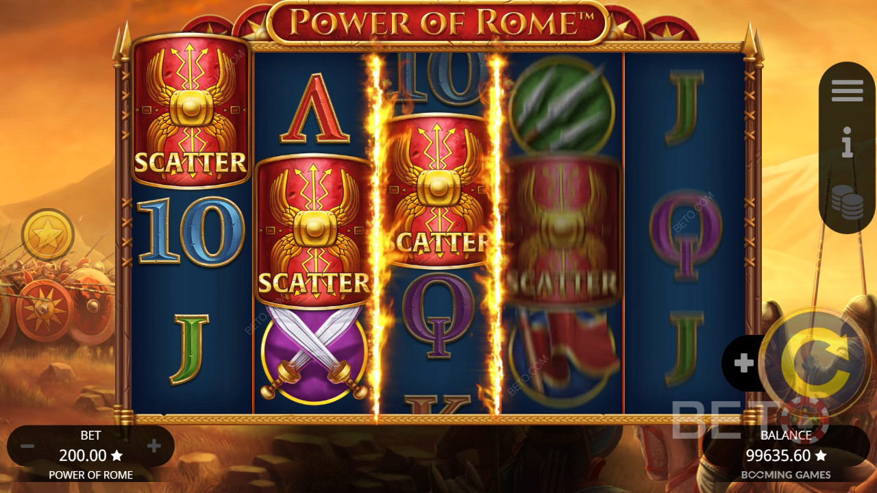 Power of Rome Review BETO Slots