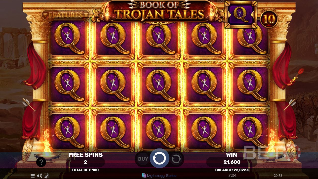 Trooja muinasjuttude raamatu ülevaade BETO Slots poolt
