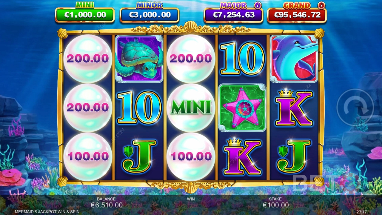 Mermaid's Jackpot Win & Spin Mängi Tasuta