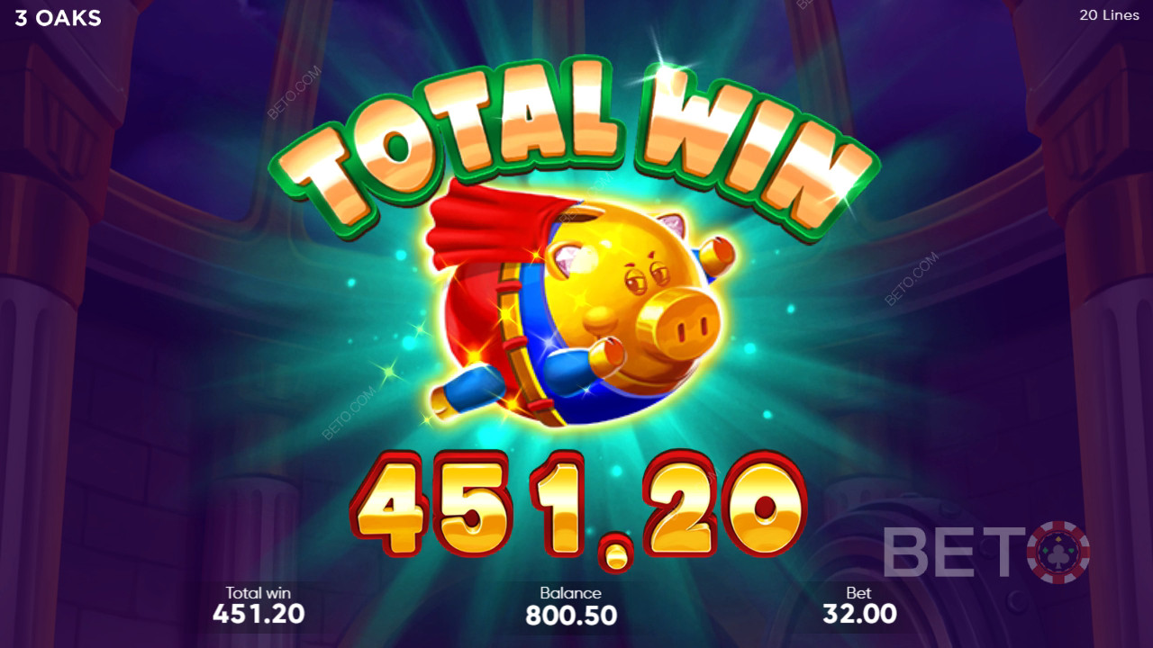 Võida 6,750x oma panus Super Sticky Piggy Slot Online!