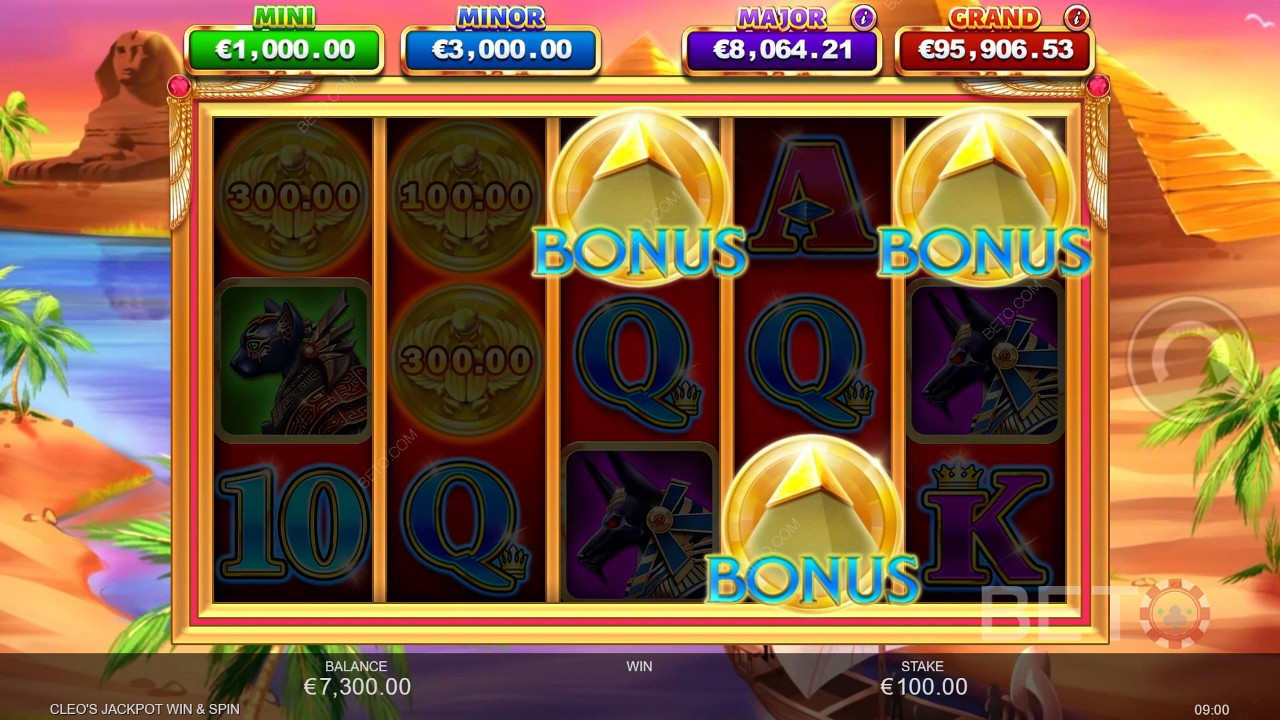 Cleo's Jackpot Win & Spin Mängi Tasuta