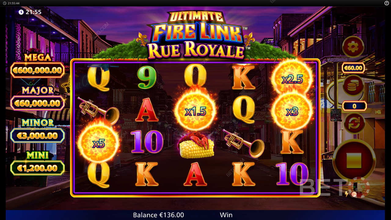 Ultimate Fire Link Rue Royale läbivaatamine BETO Slots poolt