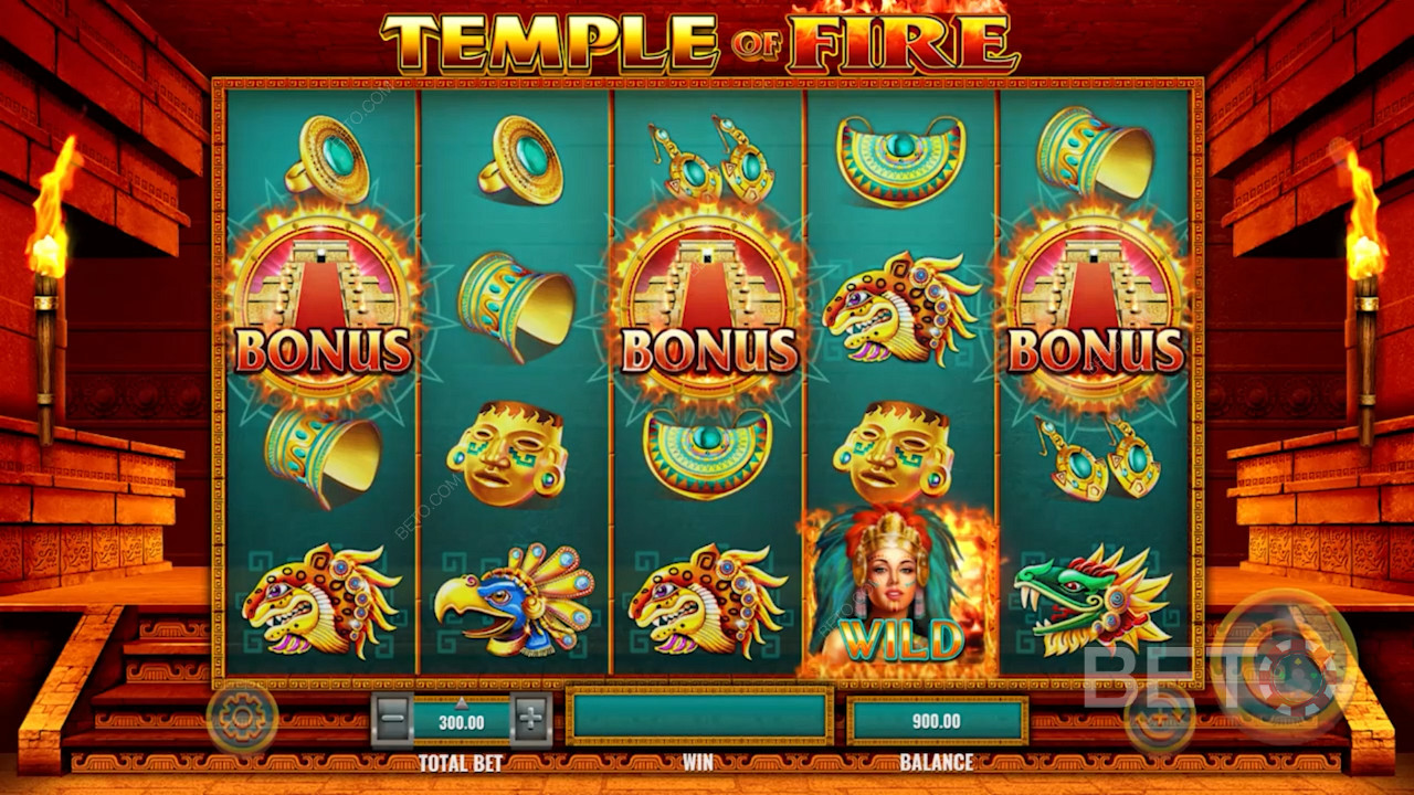 Näide mängust - Temple of Fire alates IGT