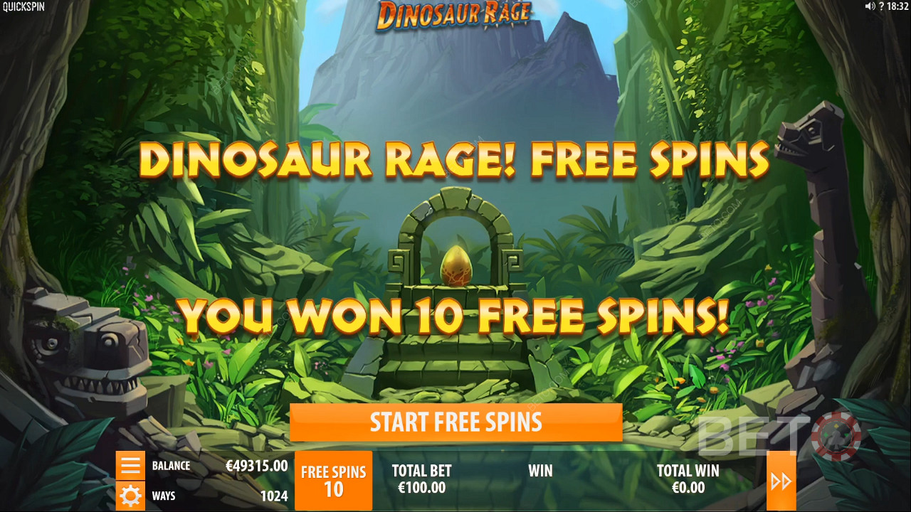 Tasuta keerutuste võitmine Dinosaur Rage
