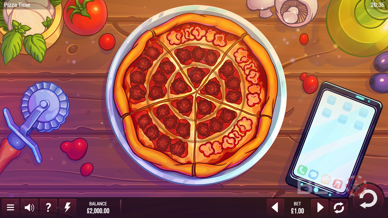 Ringikujuline mänguvõrk Pizza Time