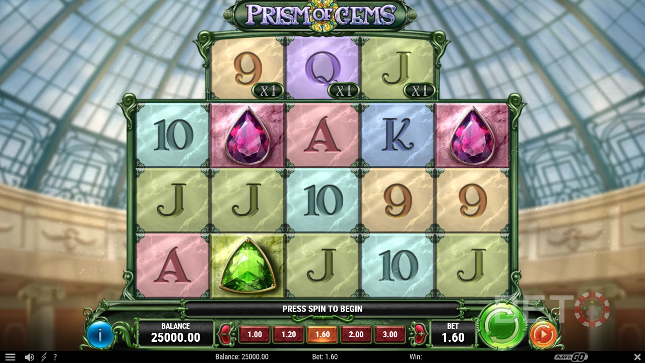 Prism of Gem online slot - Ilusad sümbolid ja kalliskivid