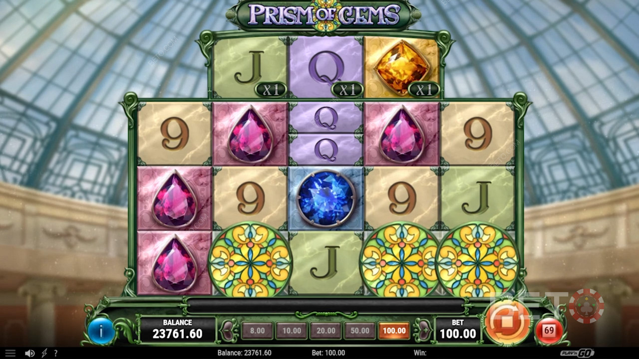 Prism of Gems video slot - Säravad värvilised kalliskivid