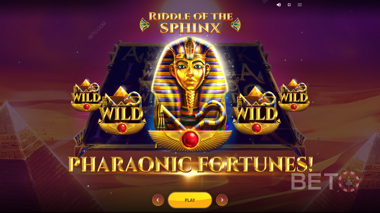 Pharaonic Fortunes eriboonus aastal Riddle Of The Sphinx