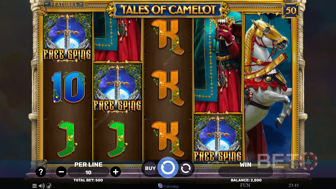 Tales of Camelot Review by BETO Slots