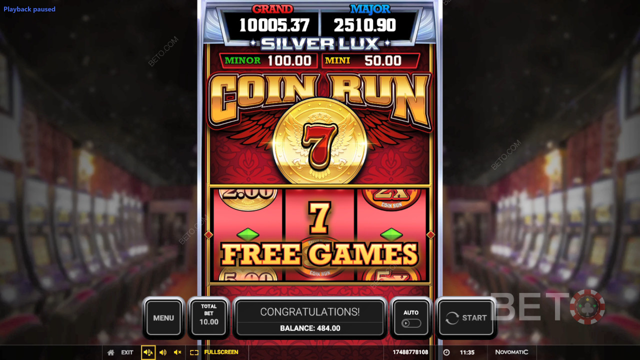 Silver Lux: Slots: Coin Run Review by BETO Slots