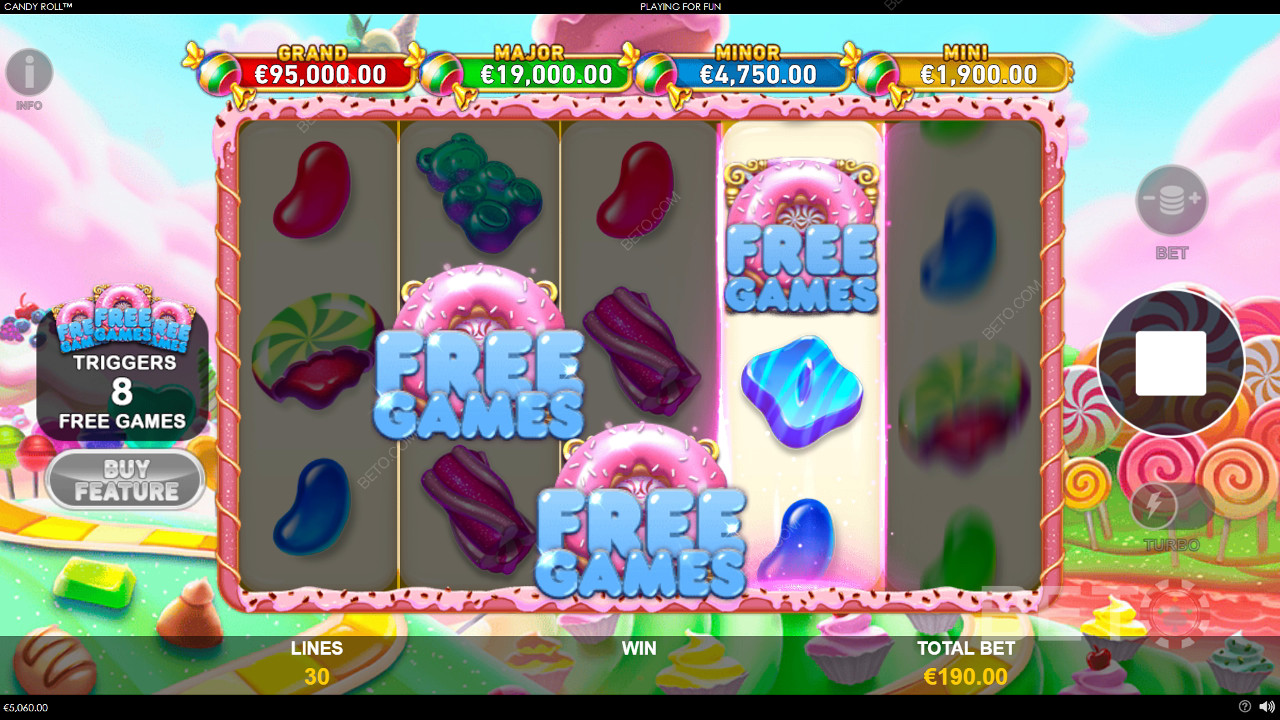 Candy Roll Review by BETO Slots