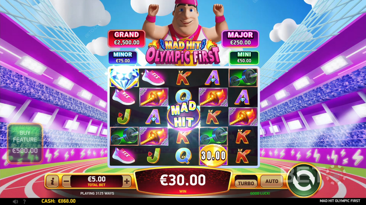 Mad Hit Olympic esimene ülevaade BETO Slots poolt