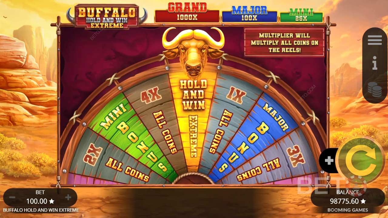 Buffalo Hold ja Win Extreme Review by BETO Slots