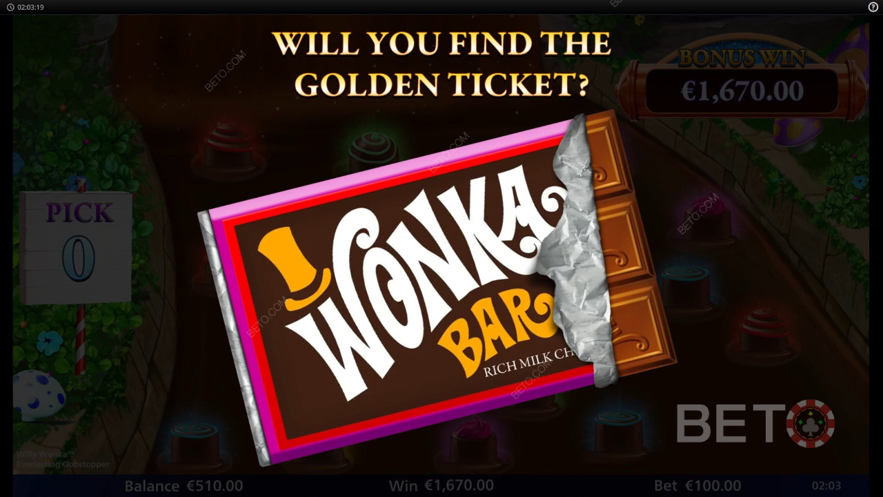 Willy Wonka Everlasting Gobstopper Slot Online otsus