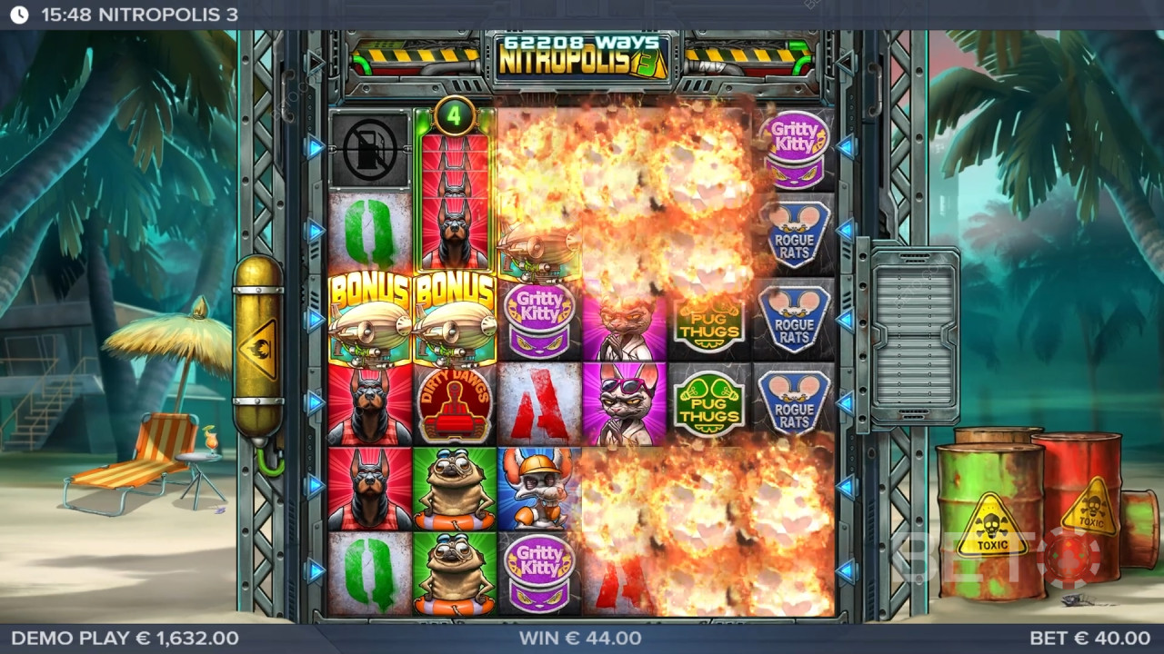 Nitropolis 3 ülevaade BETO Slots poolt