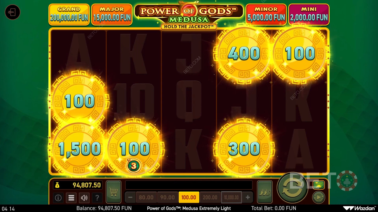 Power of Gods: Medusa äärmiselt kerge Review by BETO Slots