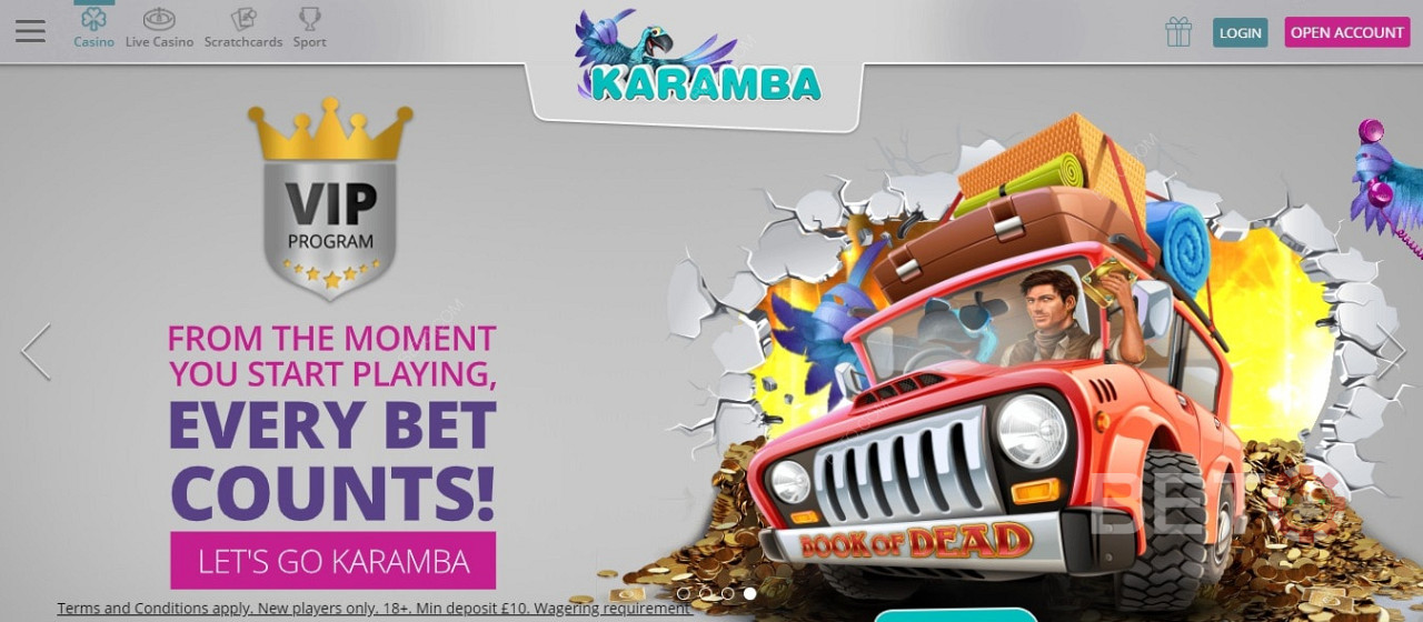 Hakka VIP-liikmeks aadressil Karamba