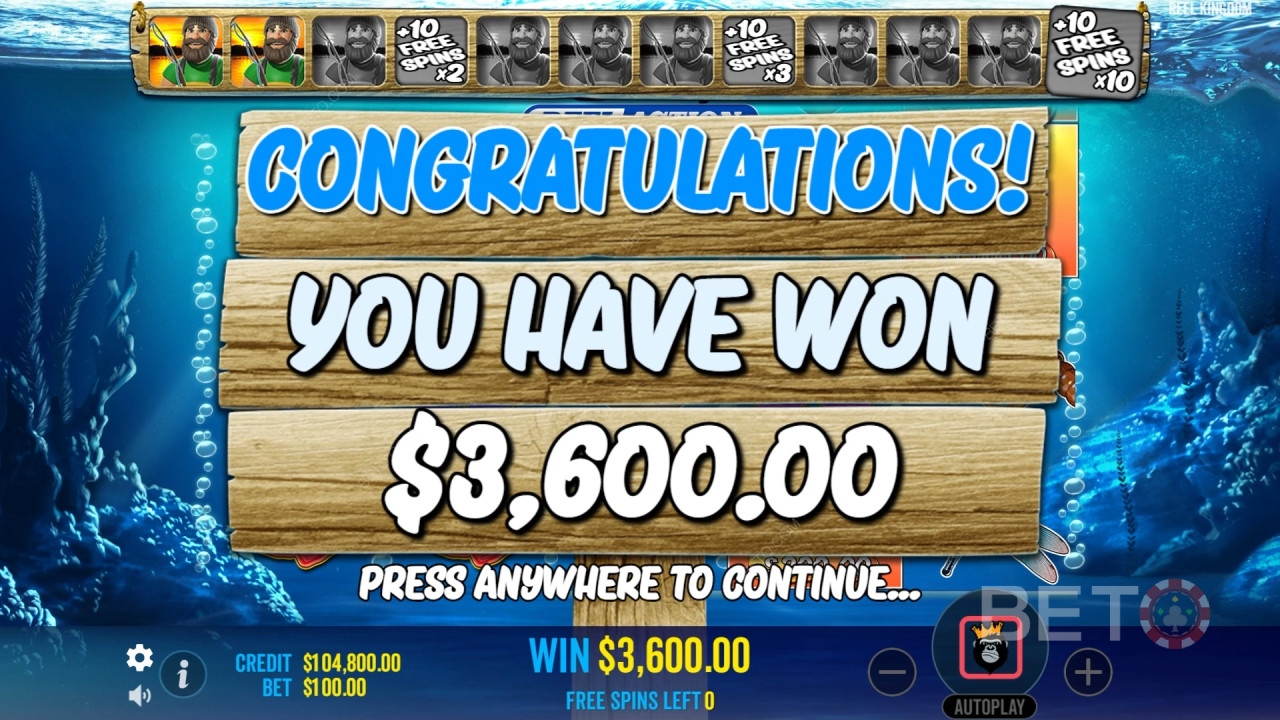 Võida 2,100x oma panus Big Bass Bonanza Reel Action Online Slot!