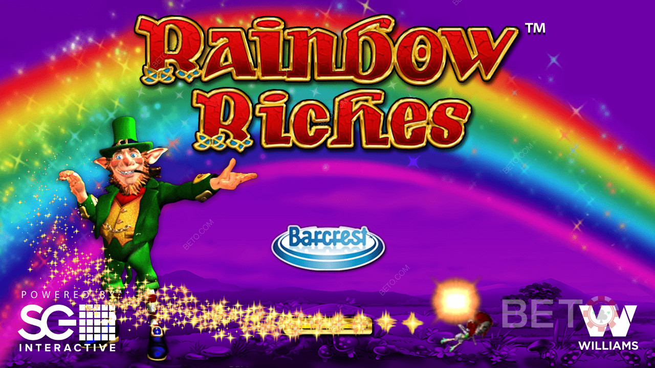 Rainbow Riches online pesa avamisekraan