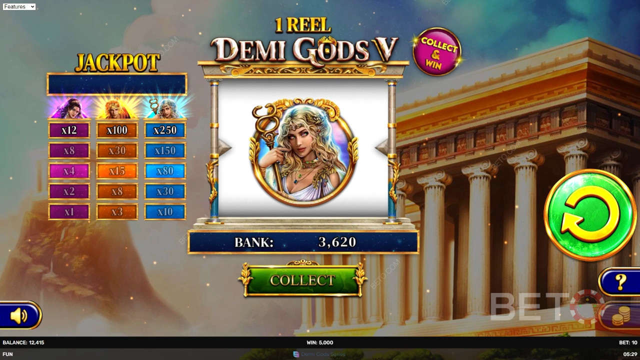 1 Reel - Demi Gods V Mängi Tasuta