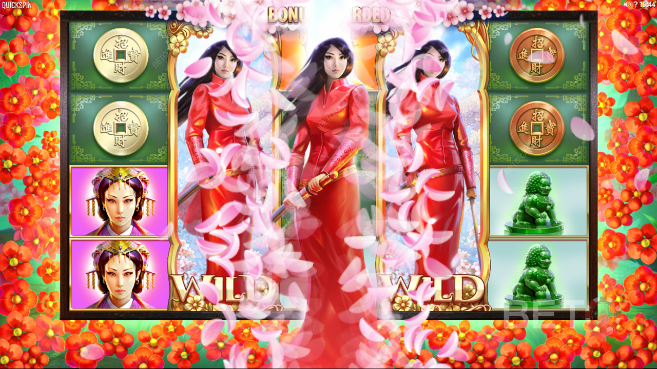 Naudi taaskäivitusi Sakura Fortune online slotis