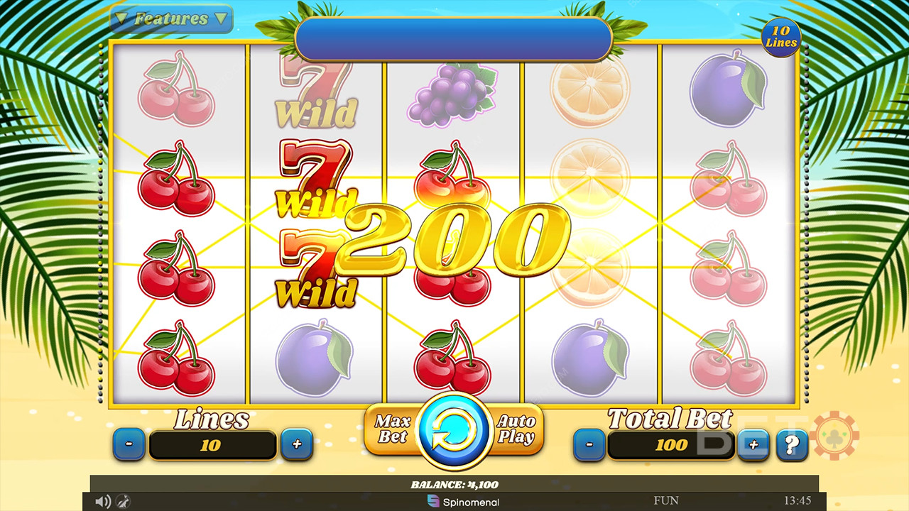 100 Juicy Fruits Mängi Tasuta