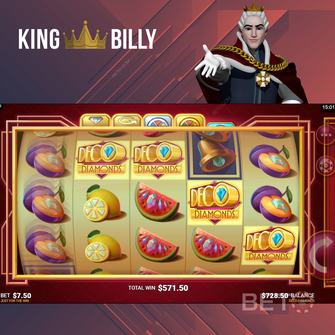 Mängi põnevaid mänguautomaate aadressil King Billy Online kasiino