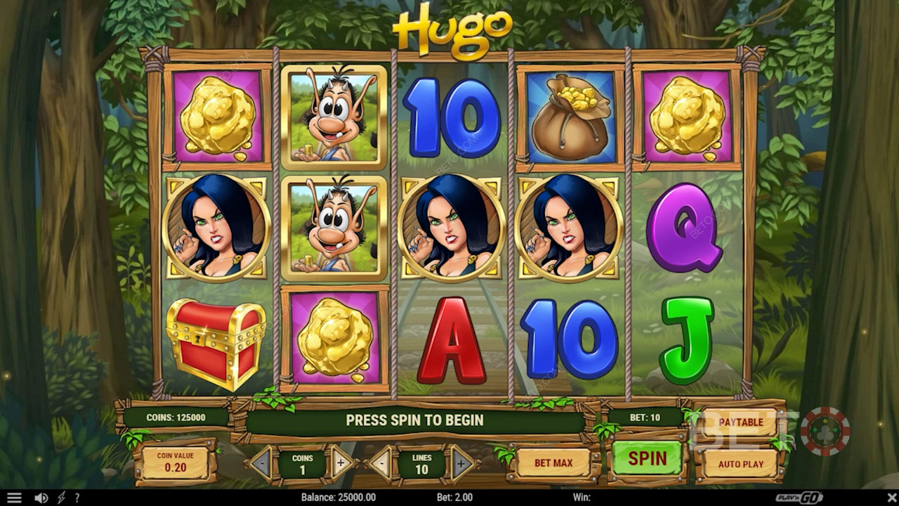 Kuldsümbolid Hugo mänguautomaadis!