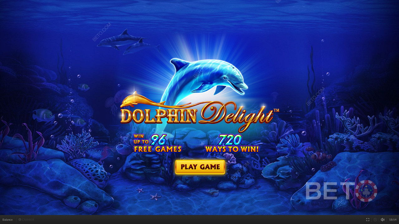 Armas delfiin tervitab teid käivitamisel Dolphin Delight