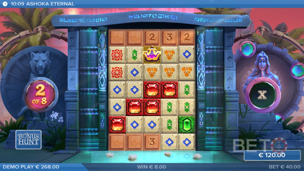 Võida 25,000x Sinu panus Ashoka Eternal Video Slot
