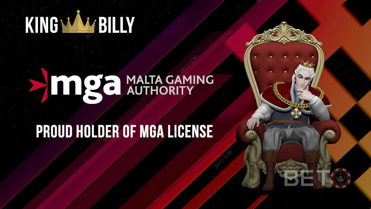 Malta Gaming Authority on litsentseerinud King Billy kasiino