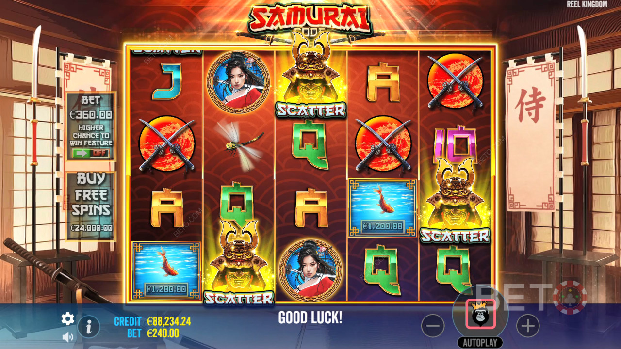 Samurai koodi läbivaatamine BETO Slots poolt