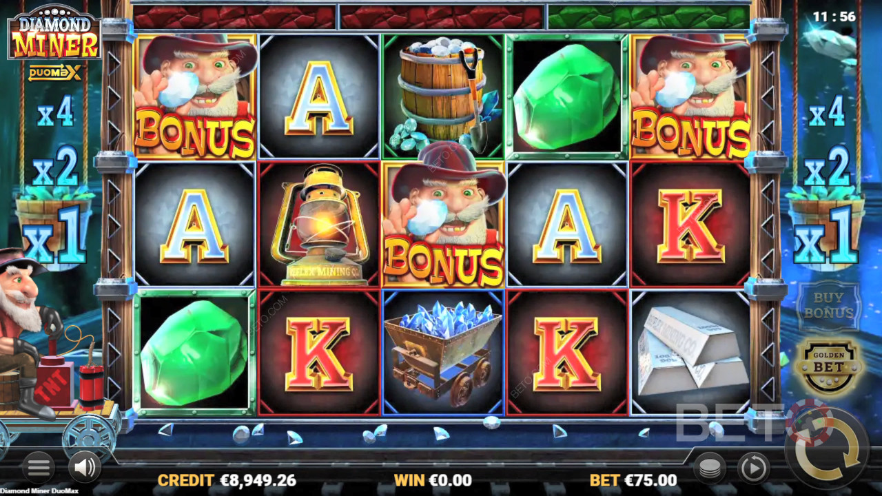 Diamond Miner DuoMax läbivaatamine BETO Slots poolt