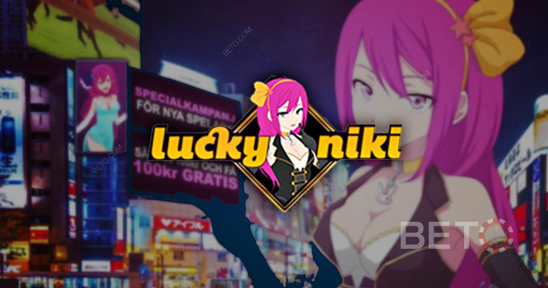 Lucky Nicky ja online hasartmängude lõbu ja tervitab teid 100 tasuta keerutustega!