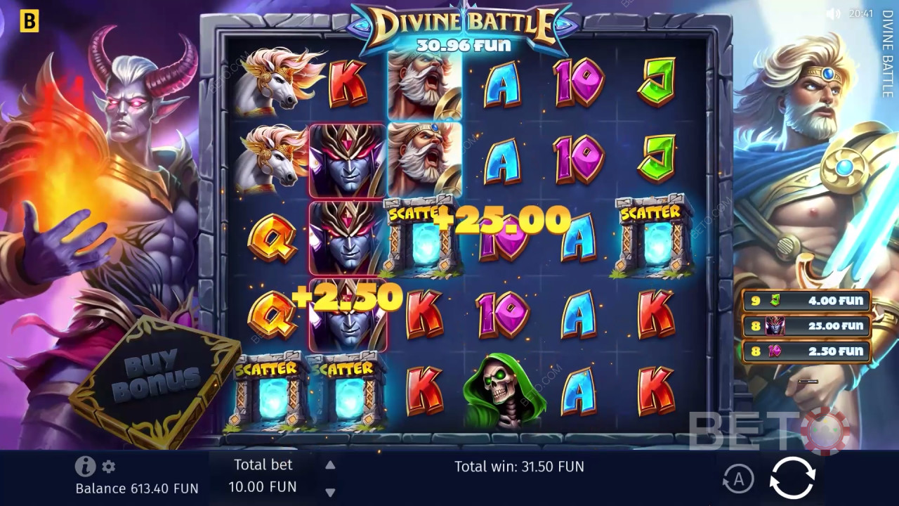 Divine Battle Review by BETO Slots