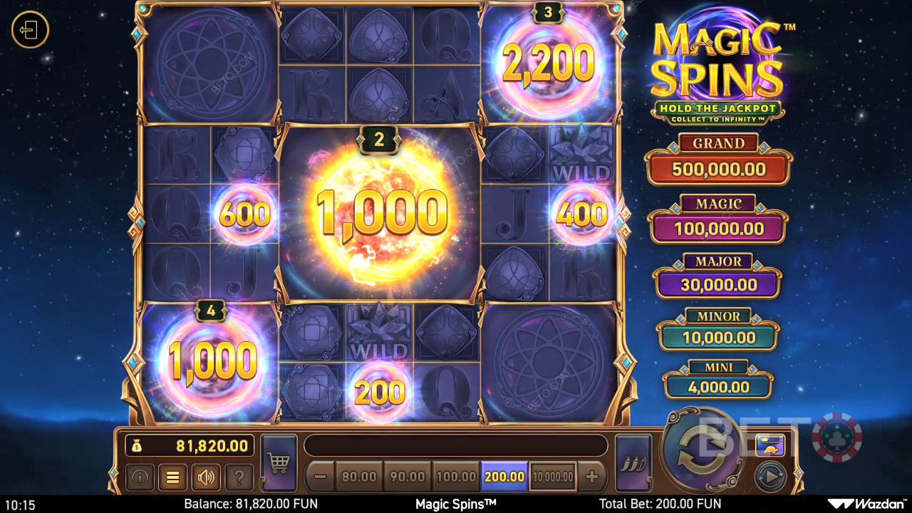 Magic Spins ülevaade BETO Slots poolt