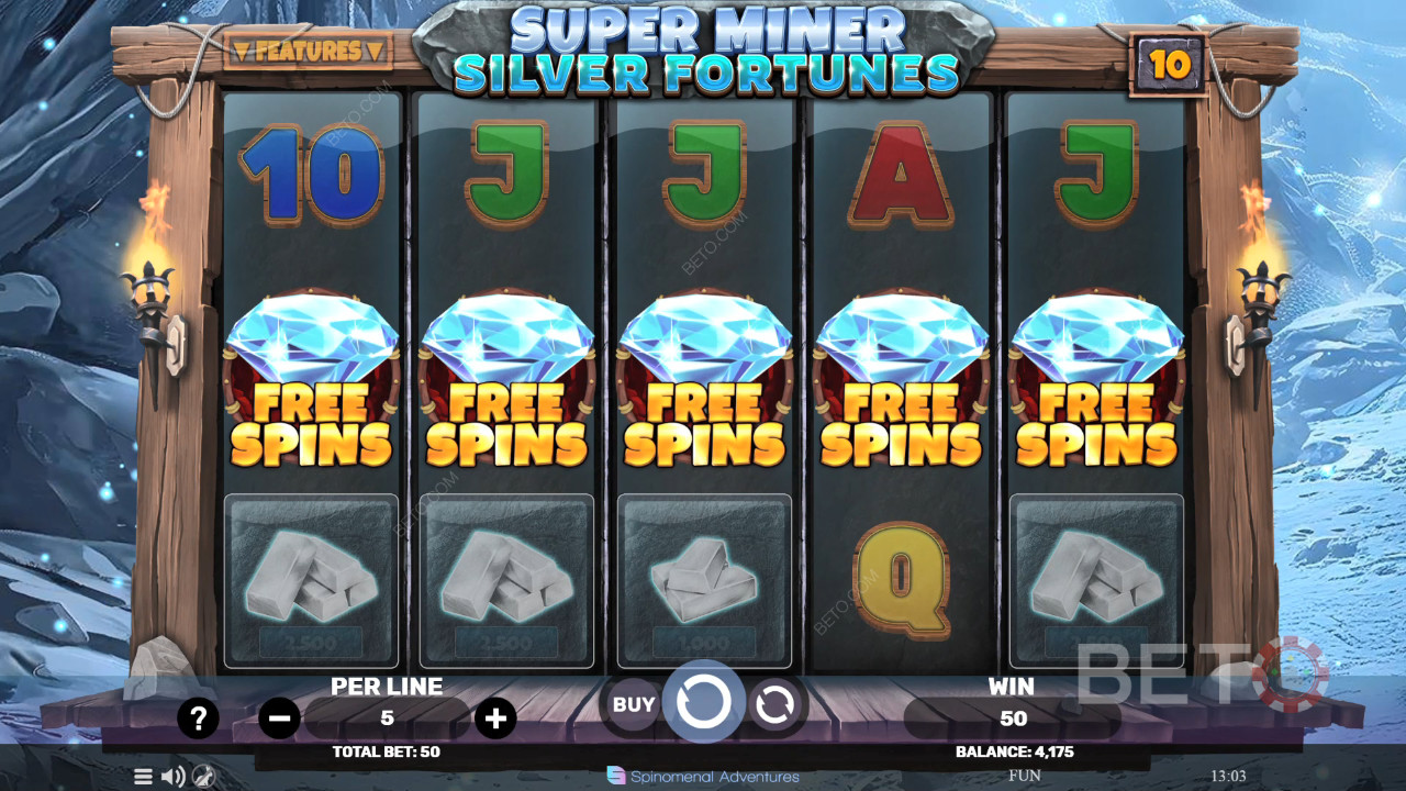 Super Miner Silver Fortunes Mängi Tasuta