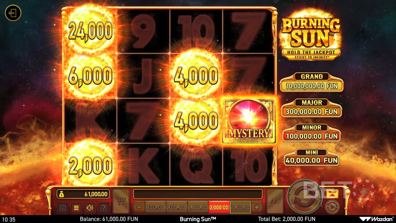 Burning Sun Review by BETO Slots