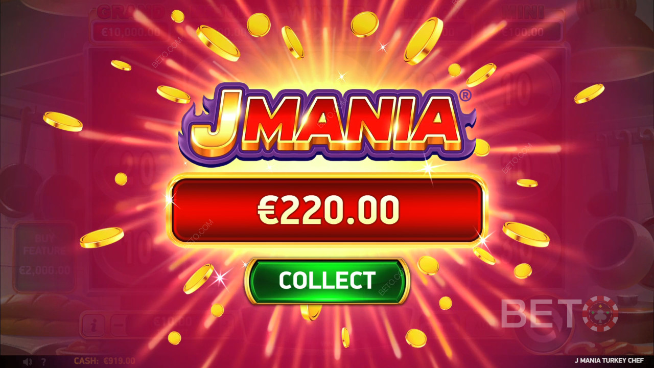 Võida 3,910x oma panus J Mania Turkey Chef slotis!