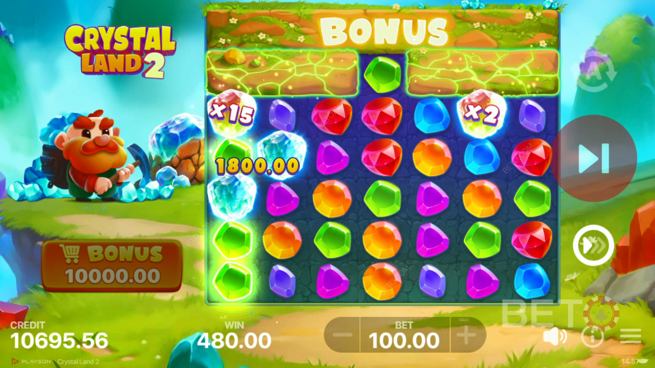 Crystal Land 2 ülevaade BETO Slots poolt
