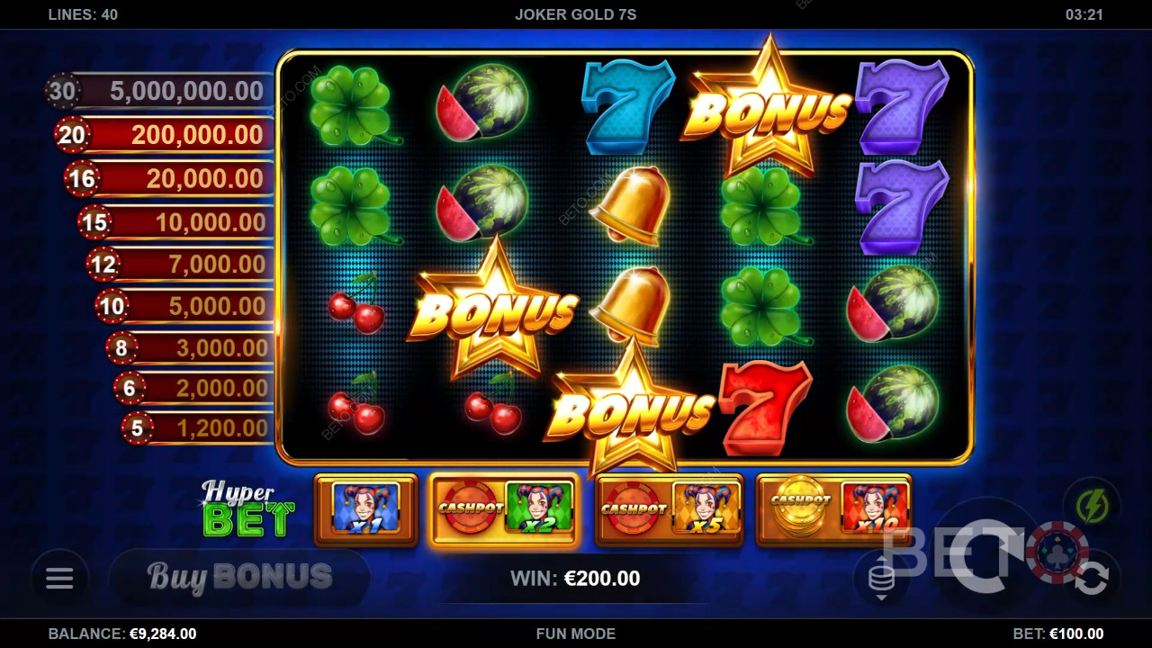 Joker Gold 7s Mängi Tasuta