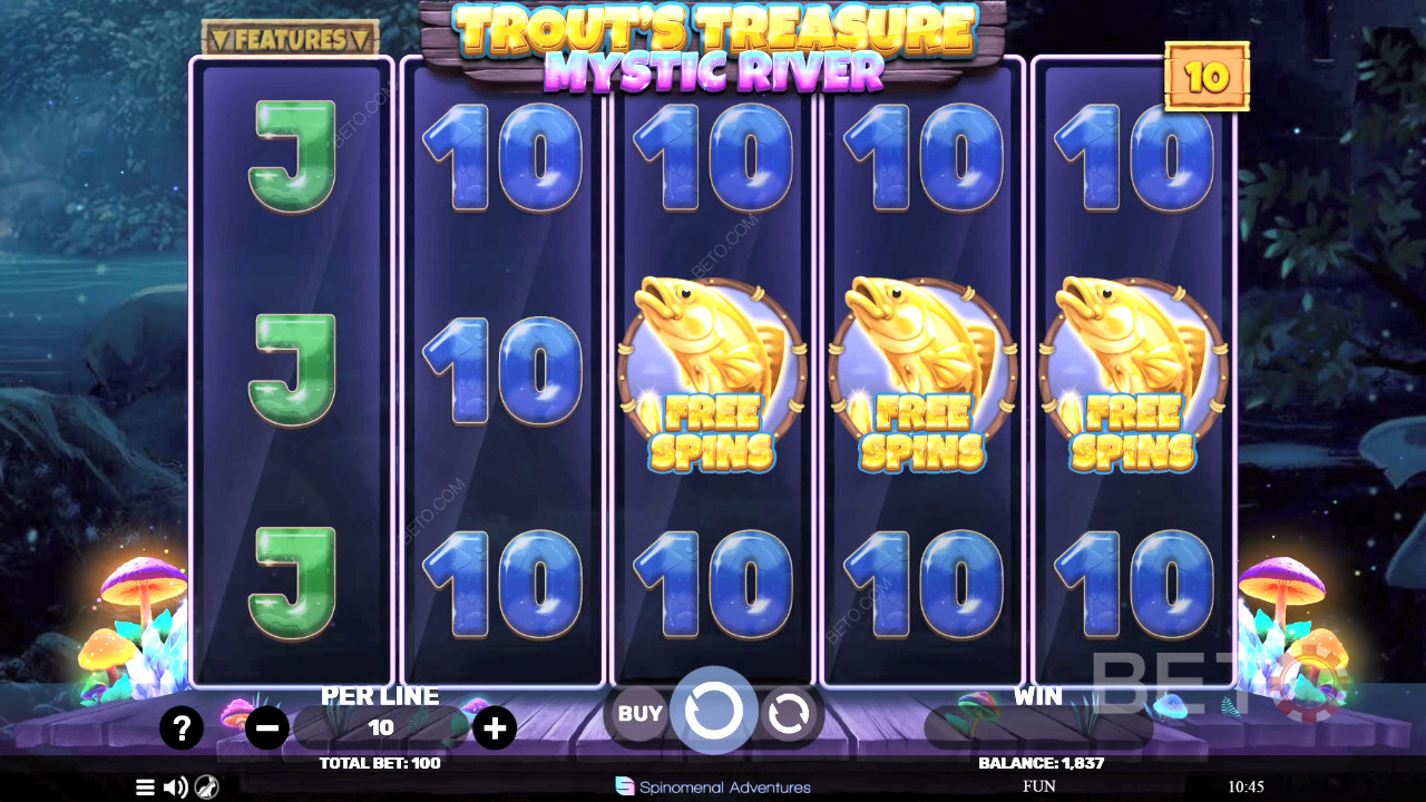 Trout's Treasure - Mystic River Mängi Tasuta