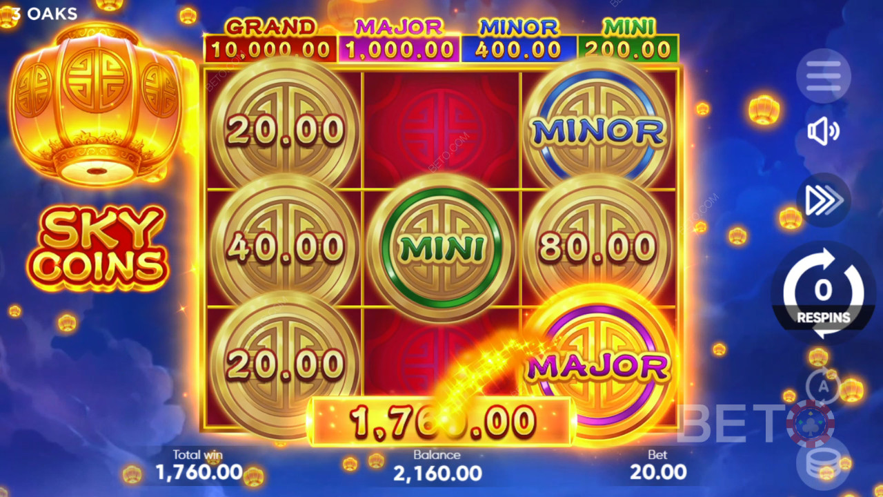 Sky Coins Review by BETO Slots