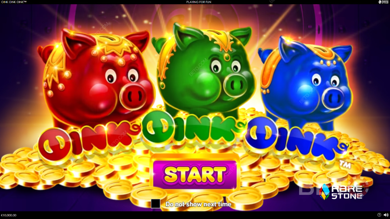 Võida 2,000x oma panus Oink Oink Oink Oink videomänguautomaadis!
