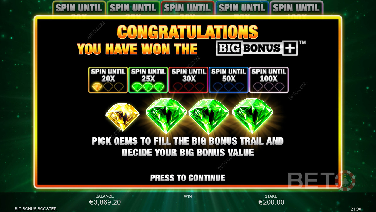 Big Bonus Booster