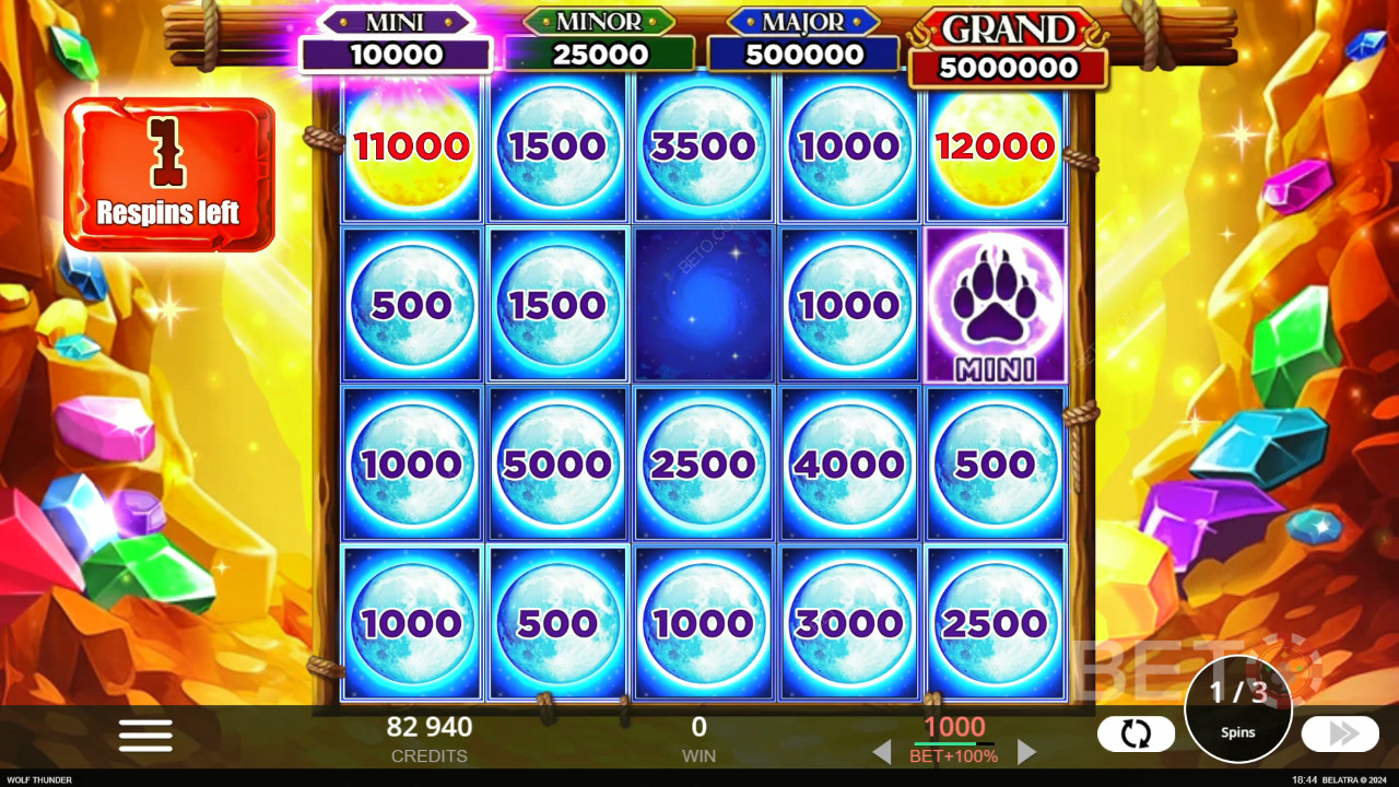 Wolf Thunder Review BETO Slots poolt