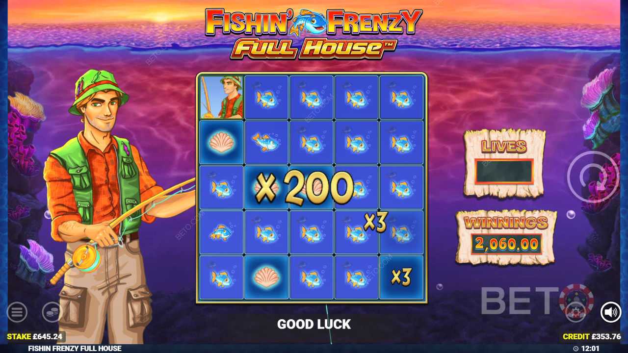 Fishin' Frenzy Full House Mängi Tasuta